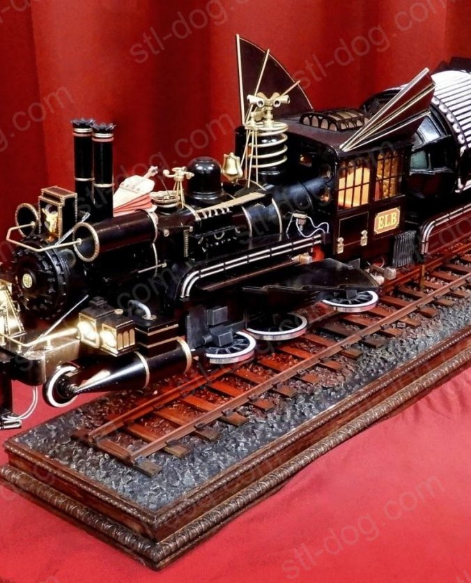 回到未来3（Back to the Future 3）火车 3D打印图纸